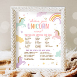 Póster ¿Cuál es tu juego de cumpleaños mágico con el nomb