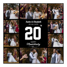 Cualquier aniversario feliz de 10 fotos