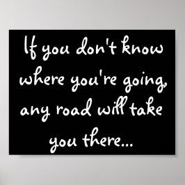 Póster Cualquier carretera