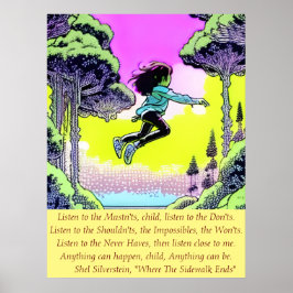 Póster Cualquier cosa puede pasar, niño, cualquier cosa p