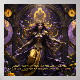 Póster Cualquier cosa que pueda pasar ocurrirá Poster