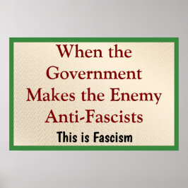 Póster Cuando el enemigo es antifascista