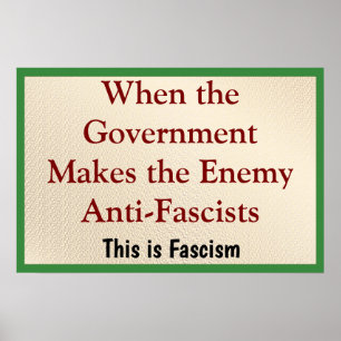 Póster Cuando el enemigo es antifascista