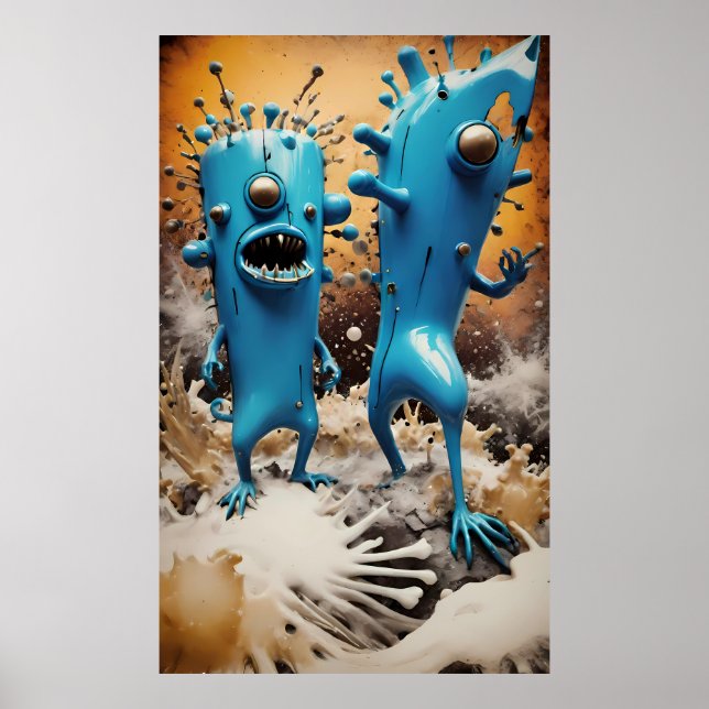 Póster Cuando el idealismo y el realismo arrojaron al mej (Frente)