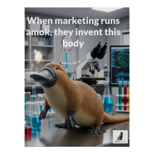 Póster Cuando el marketing funciona mal, inventan este cu