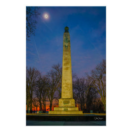 Póster Cuando el Sol es eclipsado por la Luna