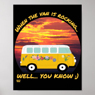 Póster CUANDO EL VAN ESTÁ ROCCANDO... divertida vanvida p
