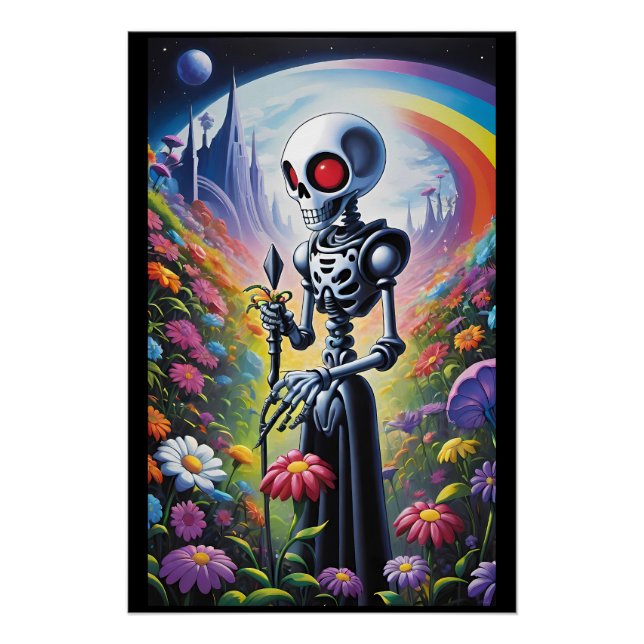 Póster Cuando Estoy Contigo, El Tiempo Se Queda Todavía (Anverso)