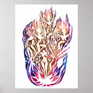Póster Cuando florecen las mujeres divinas