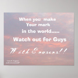 PÓSTER CUANDO HAGA SU POSTER MARK