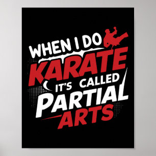Póster Cuando hago Karate se llama Artes parciales 7