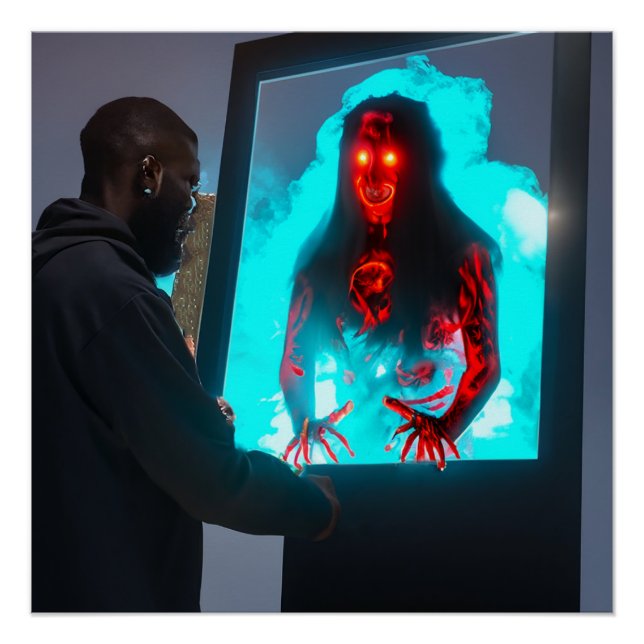 Póster Cuando la inteligencia artificial conoce las leyen (Anverso)