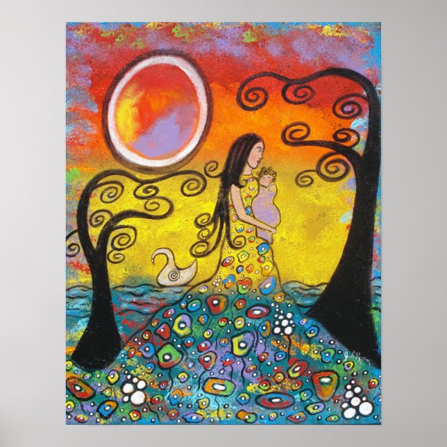 Póster Cuando La Sostení, Todo Era Diferente (Frente)