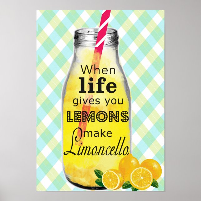 Póster Cuando la vida te da limones poster (Frente)