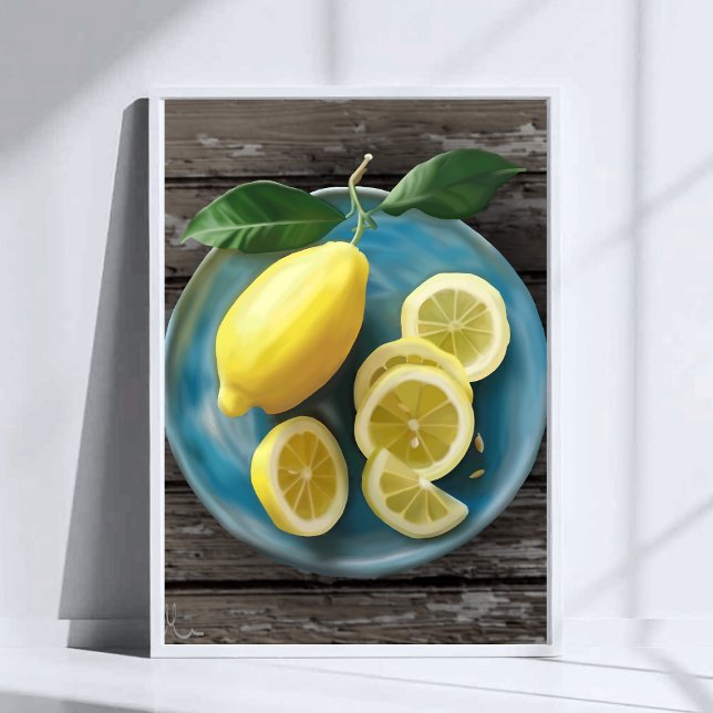 Póster Cuando la Vida te Da Limones | Tazón de Limón Acua (Subido por el creador)