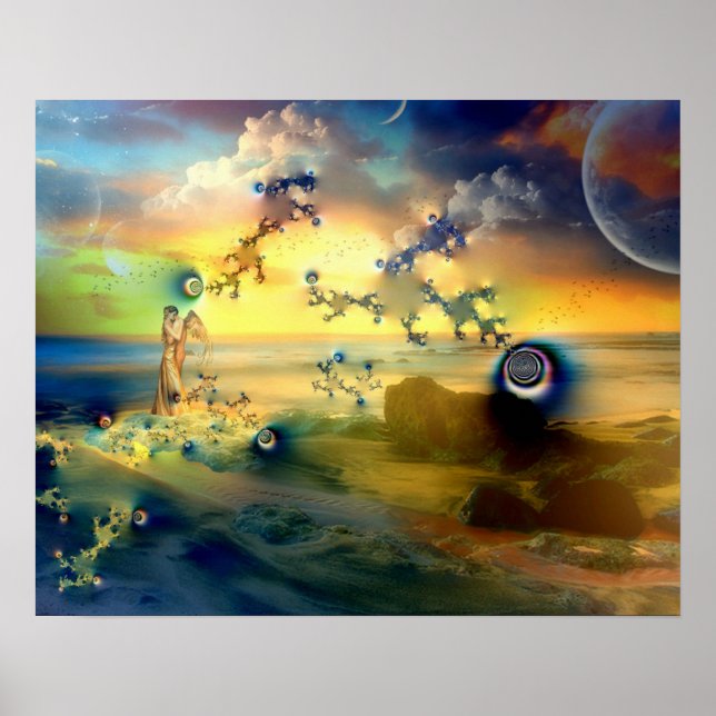 Póster Cuando las llamas gemelas se reúnen por primera ve (Frente)