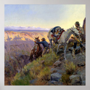 Póster "Cuando las sombras insinúan la muerte" por Charle