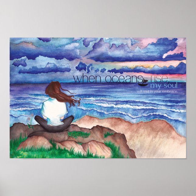 Póster Cuando los océanos se alzan (Frente)