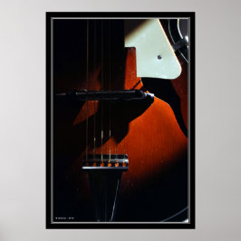 Póster Cuando mi guitarra duerme suavemente poster