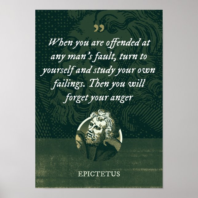 Póster Cuando te ofendas la culpa de cualquier hombre, ac (Frente)