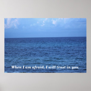 Póster Cuando tengo miedo