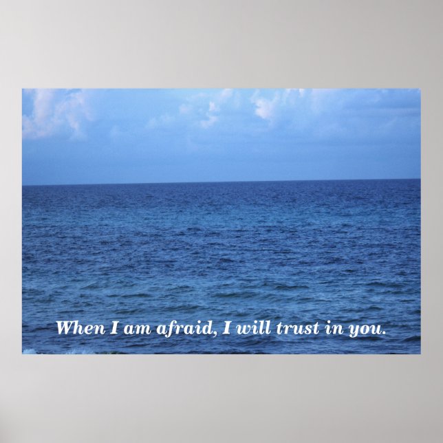 Póster Cuando tengo miedo (Frente)