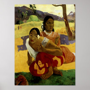 Póster ¿Cuándo usted se casará? por Paul Gauguin