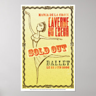 Póster Cuando vaya Poster de ballet