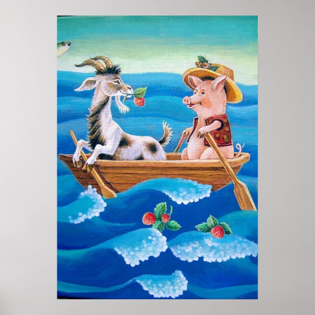 Póster ¿Cuántas fresas crecen en el mar? (Frente)