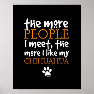 Póster Cuantas más personas conozco... Versión de Chihuah