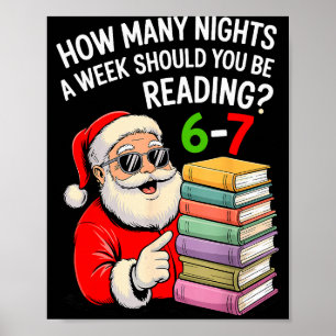 Póster Cuántas Noches a la Semana Deberías Leer 67 Ch