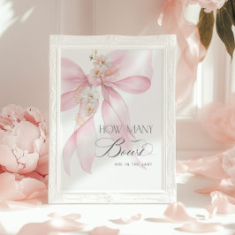 Póster Cuántas torceduras Rubor pink baby ducha