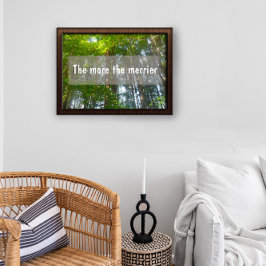 Póster Cuanto más alegre sea el poster Inspirador del pro