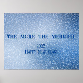 Póster Cuanto más se despierta el poster del año nuevo