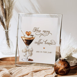 Póster ¿Cuántos Aves De Café Hay En El Jar?