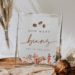 Póster ¿Cuántos Aves De Café Hay En El Rótulo De Juegos D