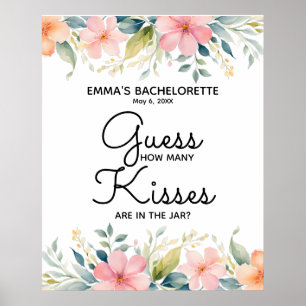 Póster cuántos besos hay en el juego de la ducha del fras