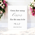 Póster ¿Cuántos besos para los juegos de ducha de novias?<br><div class="desc">¿Cuántos juegos de Kisses de ducha de novia son posters de señas para ducha de novia,  brunch y burbuja,  fiesta de soltero,  ducha de bodas? por favor,  revisa nuestra colección de artículos para emparejar.</div>