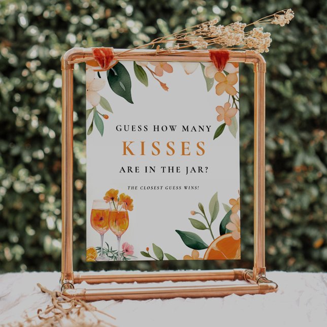 Póster ¿Cuántos besos tiene el Rótulo de ducha de novia A (Subido por el creador)