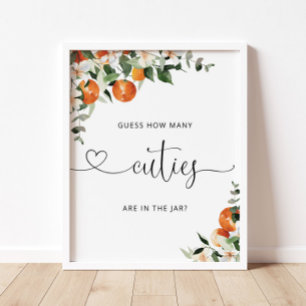 Póster Cuántos cuties hay en el frasco