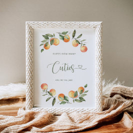 Póster ¿Cuántos cuties hay en el Poster de jarra?