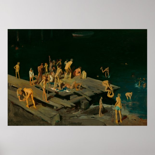 Póster Cuarenta y dos hijos de George Bellows (1907) (Frente)