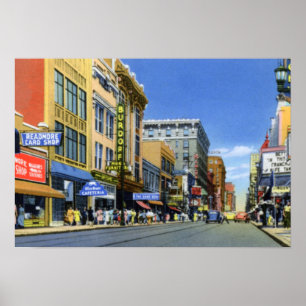 Póster Cuarta calle de Louisville Kentucky