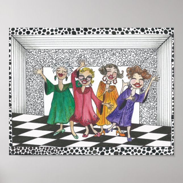 Póster Cuarteto de Gales Interpretativas en toda su glori (Frente)