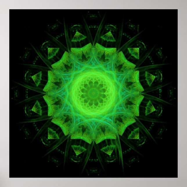 Póster Cuarto Chakra - Anahata - El sonido no impactado (Frente)
