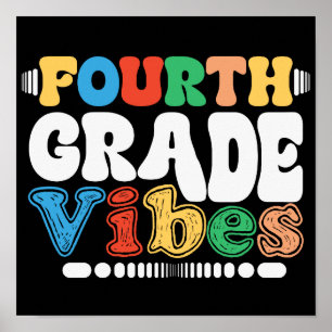 Póster Cuarto Grado de Vibes de Vuelta a la Escuela