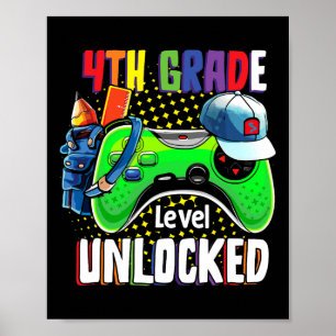 Póster Cuarto Grado Desbloqueado De Nuevo A La Escuela De
