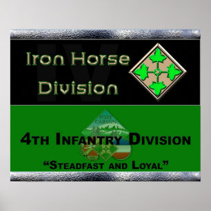 Póster Cuarto Poster de la División de Infantería