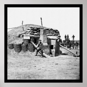 Póster Cuartos a prueba de bombas del infierno 1865 del