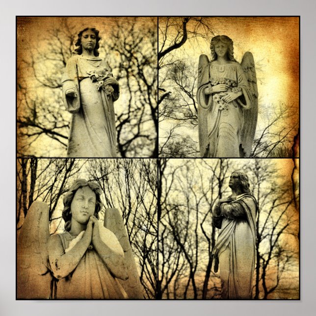 Póster Cuatro ángeles (Frente)